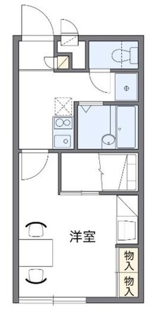 レオパレスホワイトコート高田西の物件間取画像